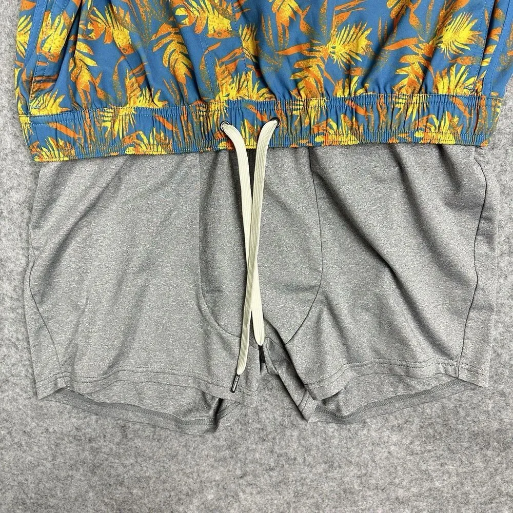 Fair Harbor Anchor Swim Trunks Shorts 2XL Sundrenched Palms Brief Lined Pockets - Picture 6 of 13